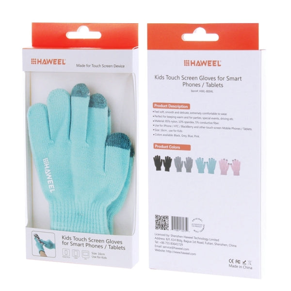 HAWEEL Three Fingers Touch Screen Gloves for Kids