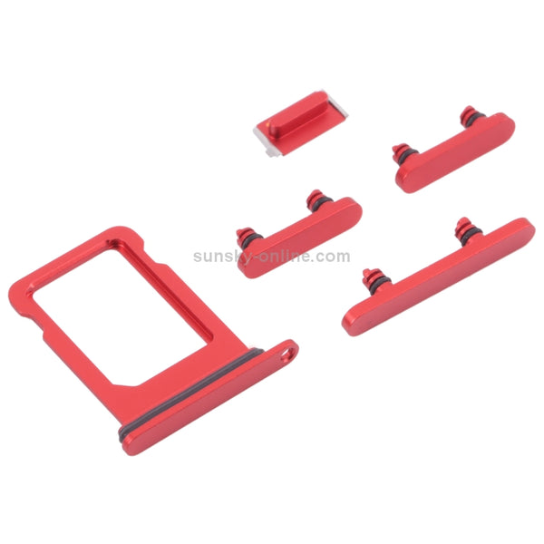 SIM Card Tray Side Keys for iPhone 13 Mini(Red)
