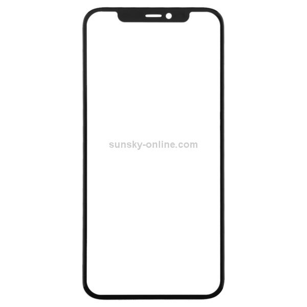 Front Screen Outer Glass Lens for iPhone 11 Pro(Black)