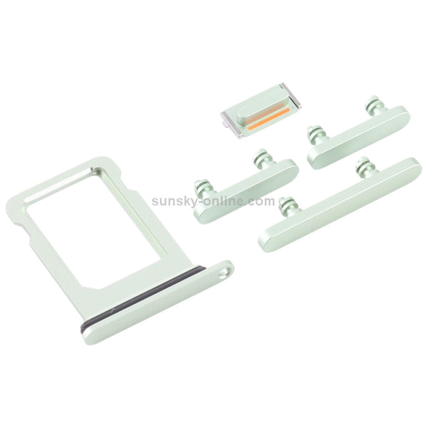 SIM Card Tray Side Keys for iPhone 12 Mini(Green)