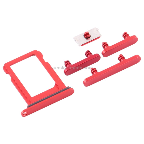 SIM Card Tray Side Keys for iPhone 12 Mini(Red)