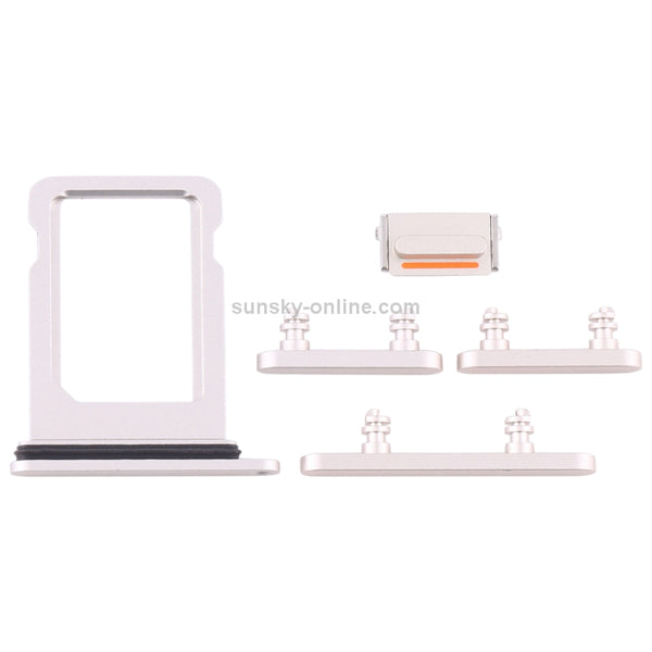 SIM Card Tray Side Keys for iPhone 12 Mini(White)