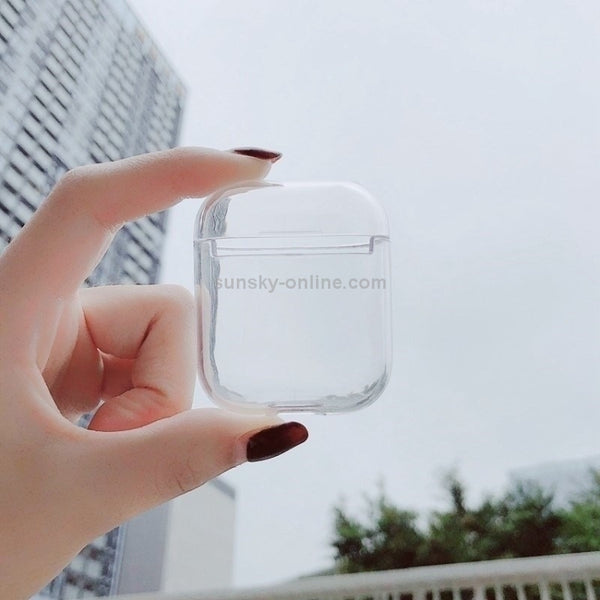 Transparent PC Protective Case for Apple AirPods 1 2
