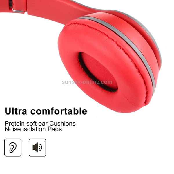 P47 Foldable Wireless Bluetooth Headphone with 3.5mm Audio J