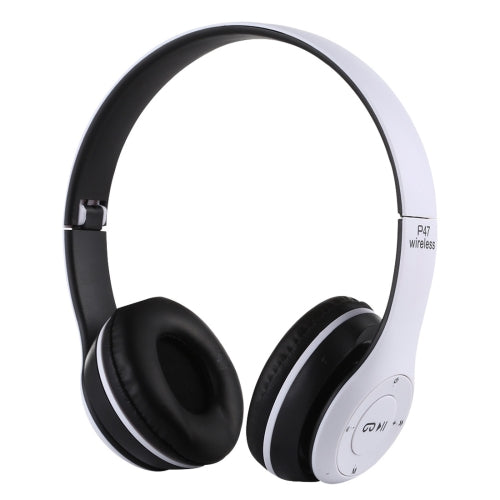 P47 Foldable Wireless Bluetooth Headphone with 3.5mm Audio J