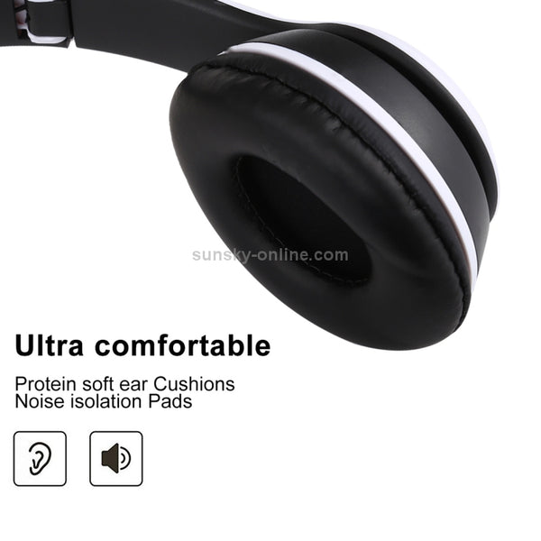 P47 Foldable Wireless Bluetooth Headphone with 3.5mm Audio J