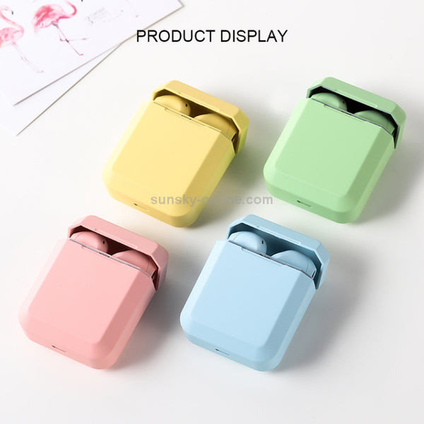 InPods 2 TWS V5.0 Wireless Bluetooth HiFi Headset with Charging Case, Support Auto Pairin...(Yellow)