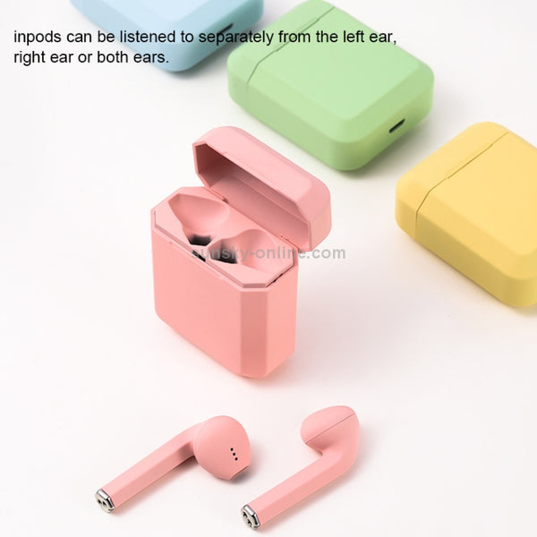 InPods 2 TWS V5.0 Wireless Bluetooth HiFi Headset with Charging Case, Support Auto Pairin...(Yellow)