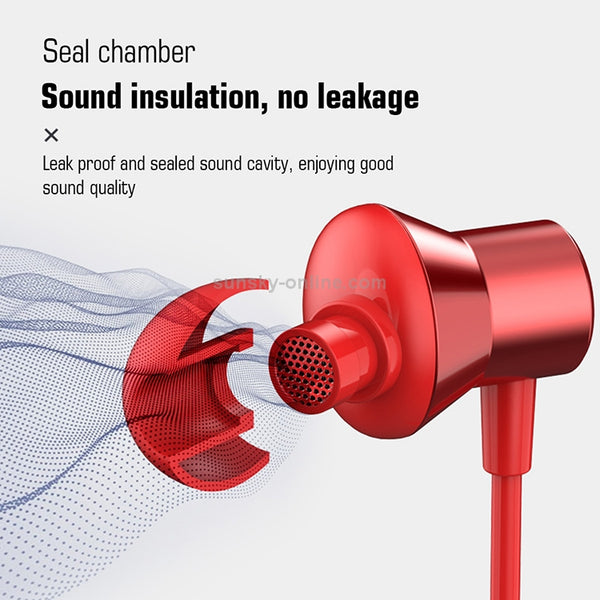 Original Lenovo HF130 High Sound Quality Noise Cancelling In-Ear Wired Control Earphone(White)