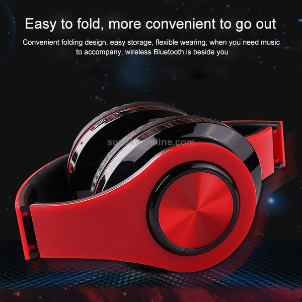 B39 Wireless Bluetooth V5.0 Headset (Red)