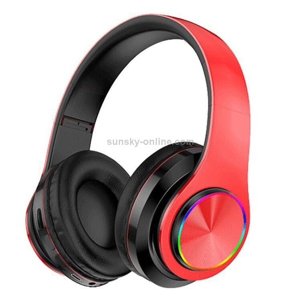 B39 Wireless Bluetooth V5.0 Headset (Red)