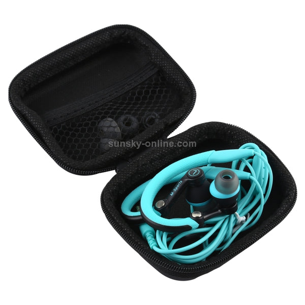 Mucro MB-232 Running In-Ear Sport Earbuds Earhook Wired Stereo Headphones for Jogging Gym(Blue)