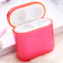 For AirPods 1 2 PC Wireless Earphone Protective Case Cover(Rose Red)