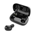 L21 9D Sound Effect Bluetooth 5.0 Wireless Bluetooth Earphone with Charging Box, Support f...(Black)