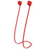 Wireless Bluetooth Headset Anti-lost Rope Magnetic Silicone Lanyard for Apple AirPods 1 2(Red)