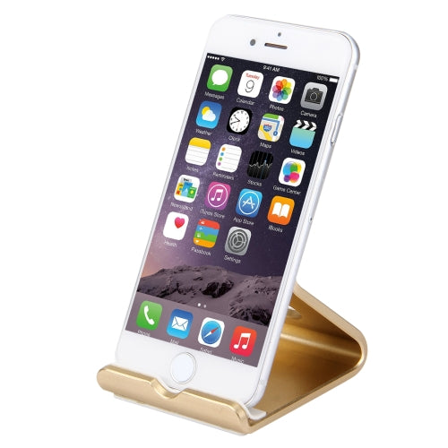 Exquisite Aluminium Alloy Desktop Holder Stand DOCK Cradle For iPhone, Galaxy, Huawei, Xiao...(Gold)