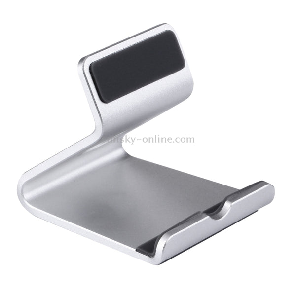 Exquisite Aluminium Alloy Desktop Holder Stand DOCK Cradle For iPhone, Galaxy, Huawei, Xi...(Silver)