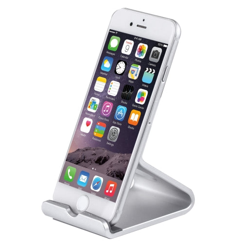 Exquisite Aluminium Alloy Desktop Holder Stand DOCK Cradle For iPhone, Galaxy, Huawei, Xi...(Silver)
