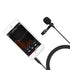 MC-LM10 Clip-on Omni Directional Condenser Microphone for iPhone, iPad, Galaxy, Smart Phon...(Black)