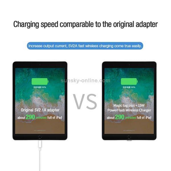 NILLKIN NKR01 For iPad mini 7.9 inch Short Magic Tag Plus QI Standard Wireless Charging Receiver ...