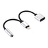 10cm 8 Pin Female & 3.5mm Audio Female to 8 Pin Male Charger