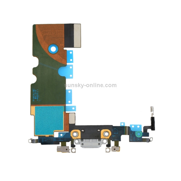 Charging Port Flex Cable for iPhone 8 (Silver)