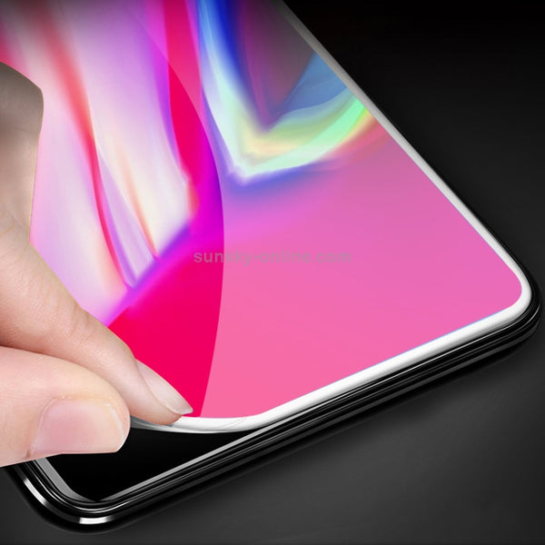 0.1mm 9H Full Screen Flexible Fiber Tempered Glass Film for iPhone SE 2020 8 7(White)