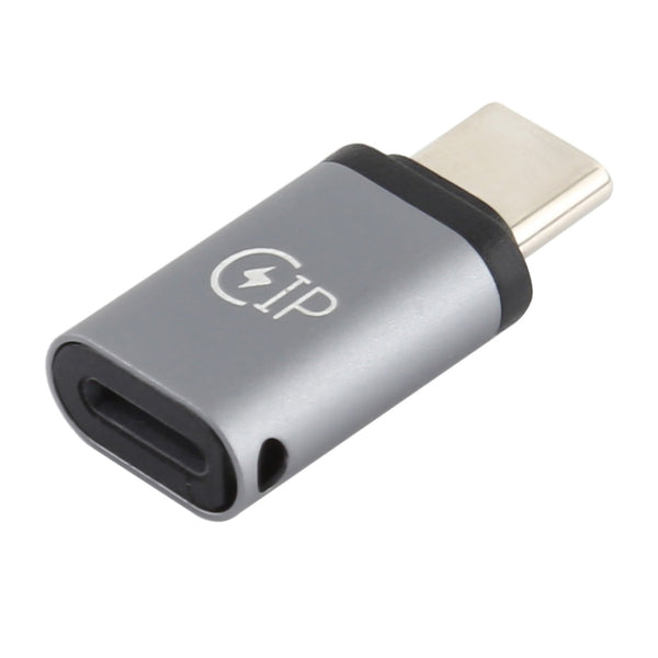 USB-C Type-C Male to 8 Pin Female Charging Adapter, Support Data Transmission