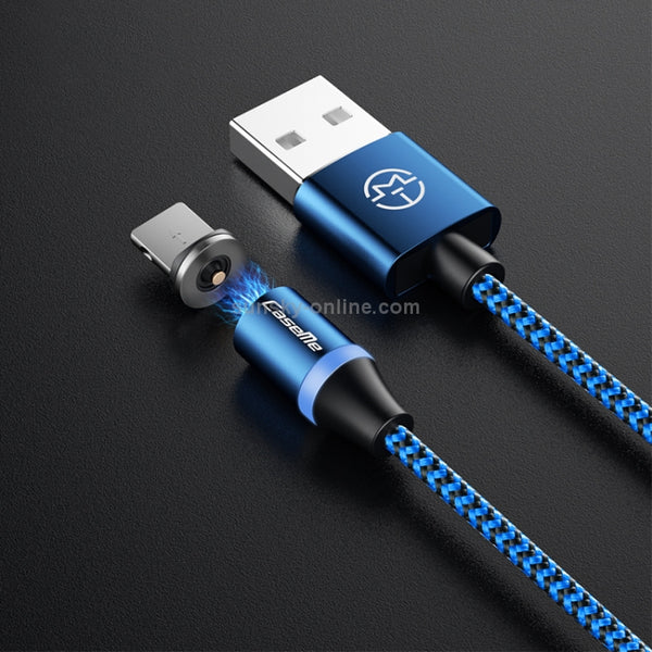 CaseMe Series 2 USB to 8 Pin Magnetic Charging Cable, Length: 1m (Dark Blue)