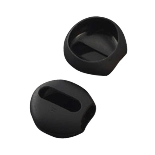 1 Pair Wireless Bluetooth Earphone Silicone Ear Caps Earpads for Apple AirPods(Black)