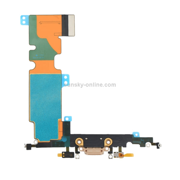 Charging Port Flex Cable for iPhone 8 Plus (Gold)