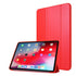 For iPad Pro 11 (2020) PC PU Leather Tablet Case with Three-folding Holder(Red)