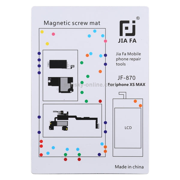 JIAFA JF | 870 Magnetic Pad Screw Board for iPhone XS Max