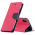 For iPhone X XS GOOSPERY FANCY DIARY Horizontal Flip Leather Case with Holder & Card Sl...(Rose Red)