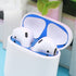 Metal Dustproof Sticker for Apple AirPods 2(Blue)