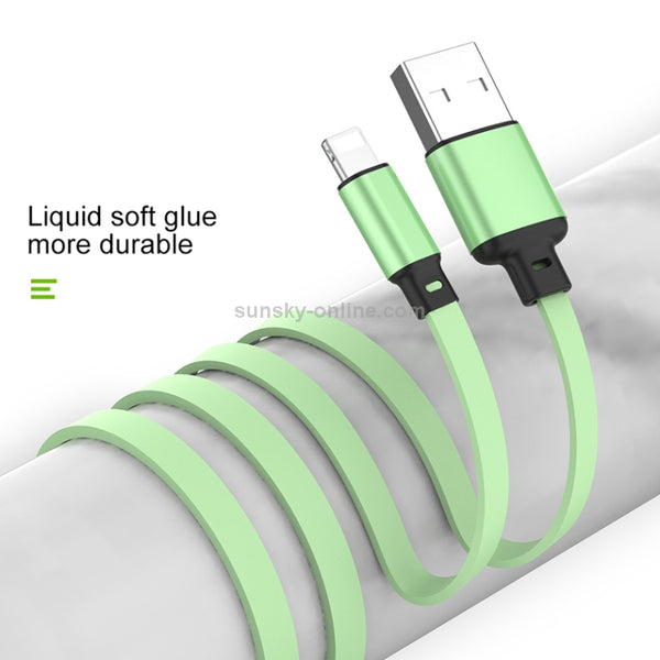 3.5A Liquid Silicone 3 in 1 USB to USB-C Type-C 8Pin Micro USB Retractable Data Syn Chargi...(Green)