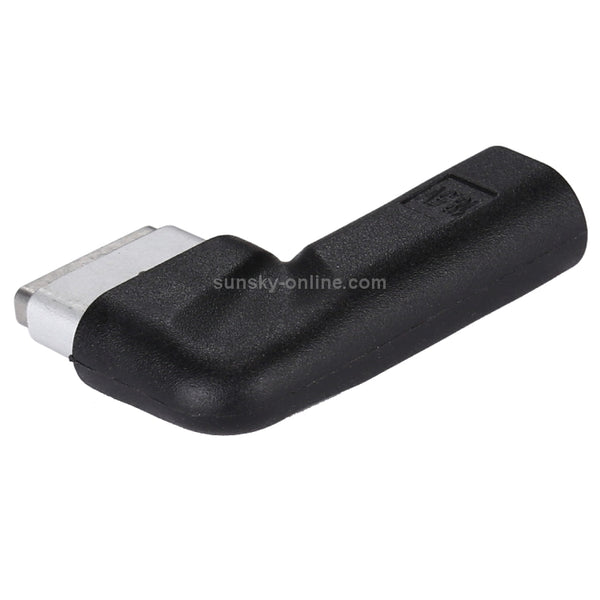 USB-C Type-C Female to 5 Pin MagSafe 2 (T-Shaped) Male Charge Adapter(Black)