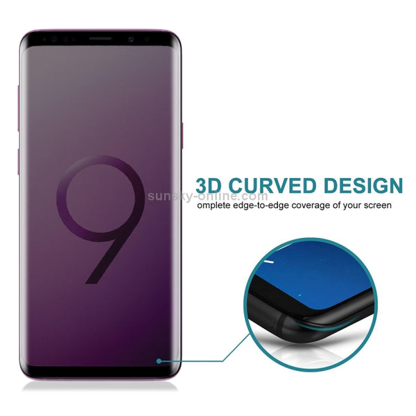 UV Full Cover Anti-spy Tempered Glass Film for Galaxy S9