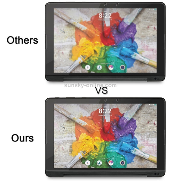 For LG G Pad III 10.1 inch 9H Surface Hardness Tempered Glas