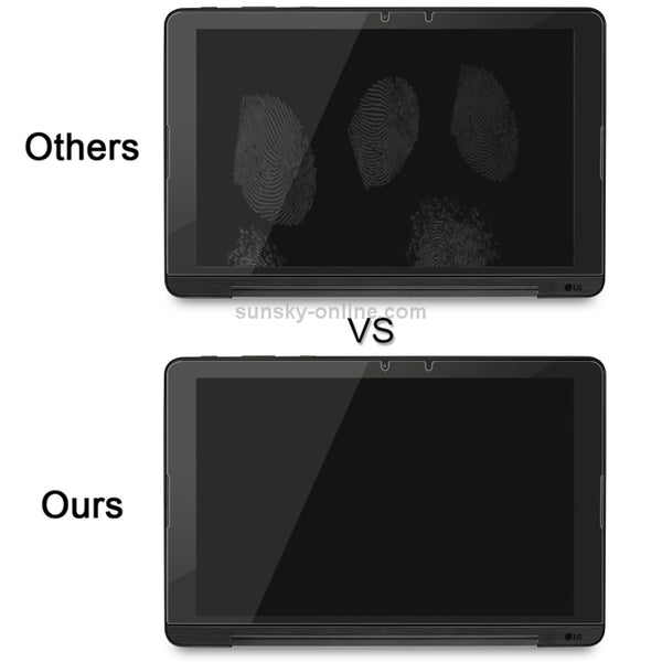 For LG G Pad III 10.1 inch 9H Surface Hardness Tempered Glas