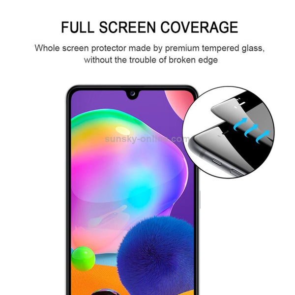 For Samsung Galaxy A32 5G Full Glue Full Screen Tempered Glass Film