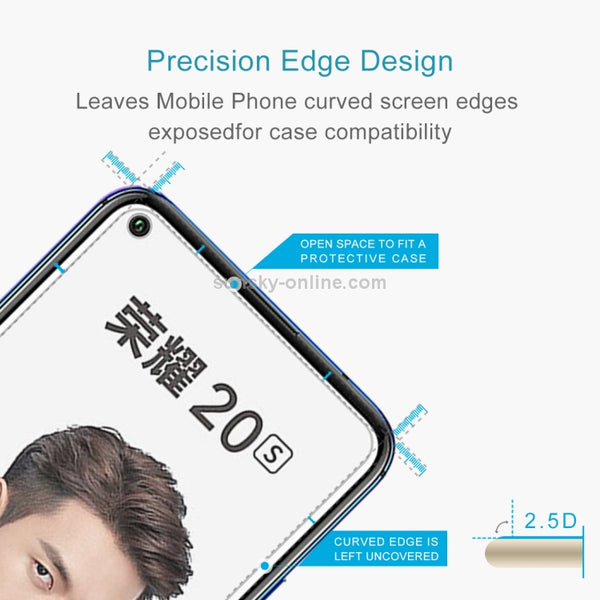 For Huawei Honor 20s 10 PCS 0.26mm 9H 2.5D Tempered Glass Fi