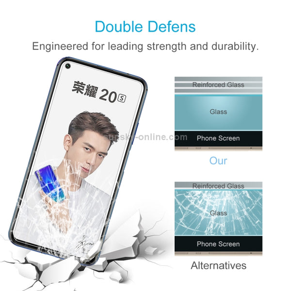 For Huawei Honor 20s 10 PCS 0.26mm 9H 2.5D Tempered Glass Fi