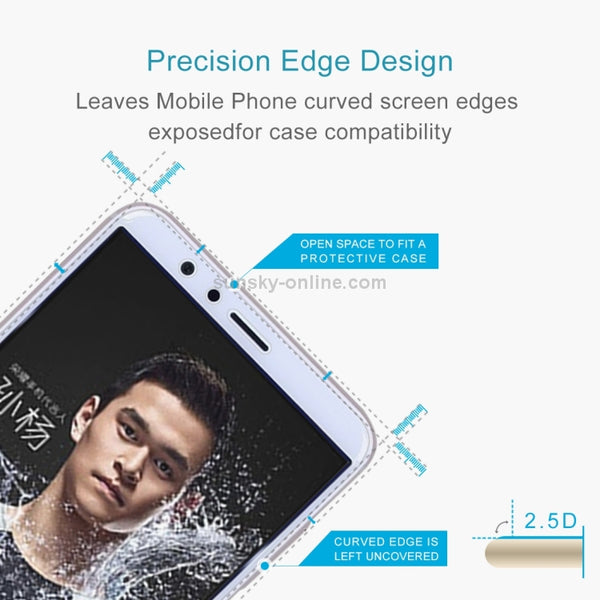 For Huawei Honor Play 7X 0.26mm 9H Surface Hardness 2.5D Explosion | proof Tempered Glass Sc...