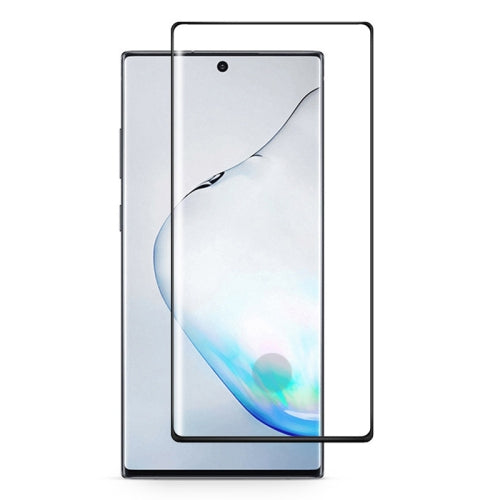 For Galaxy Note 10 Full Glue 3D Curved Edge Tempered Glass Film, Fingerprint Unlock Is Sup...(Black)