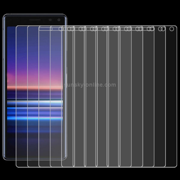 10 PCS For Sony Xperia 20 9H 2.5D Screen Tempered Glass Film