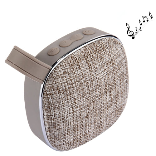 X25 Portable Fabric Design Bluetooth Stereo Speaker with Built-in MIC, Support Hands-free ...(Khaki)