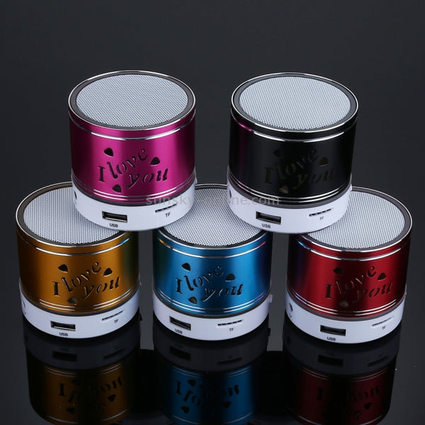 A9L Mini Portable Bluetooth Stereo Speaker with RGB LED Light, Built-in MIC, Support Han...(Magenta)