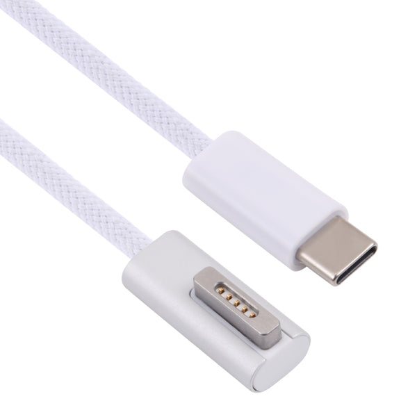 45W 60W 65W 85W 5 Pin MagSafe 2 (T-Shaped) to USB-C Type-C PD Charging Cable(White)