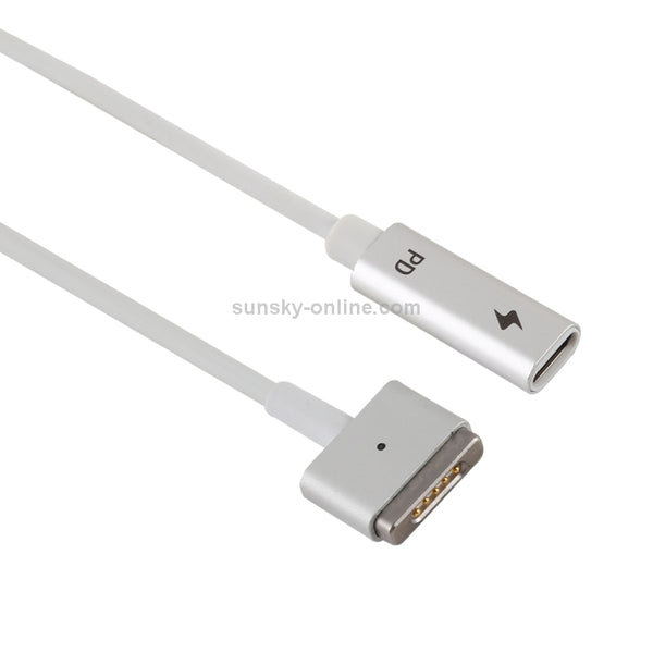 5 Pin MagSafe 2 (T-Shaped) to USB-C Type-C PD Charge Adapter